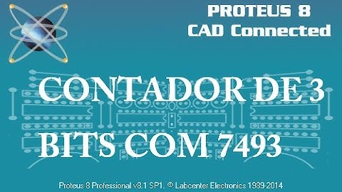 Contador de 3 Bits no Proteus(CI 7493)