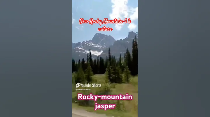 Rocky Mountains Jasper | Calgary Airport to Banff Road Trip | 4K Nature