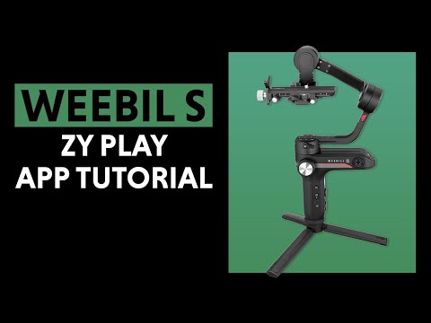 Zy play app TUTORIAL | Zhiyun Weebill s Zy play app | Adrian