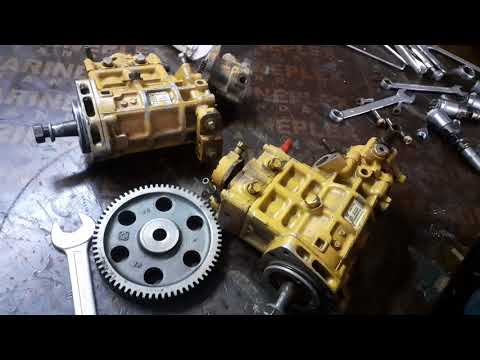 CAT ACERT  C6.6 engine  how to adjust fuel pump timming