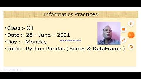 Class XII Informatics Practices 28 06 2021 By Mr  Praveen Singh