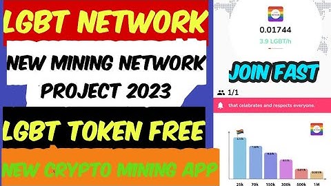 💥LGBT NETWORK 💥 NEW MINING NETWORK PROJECT |LGBT TOKEN MINING | NEW CRYPTO MINING APP 2023🎁