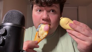 ASMR Chewing on taba squishies with LOTS of mouth sounds ✨