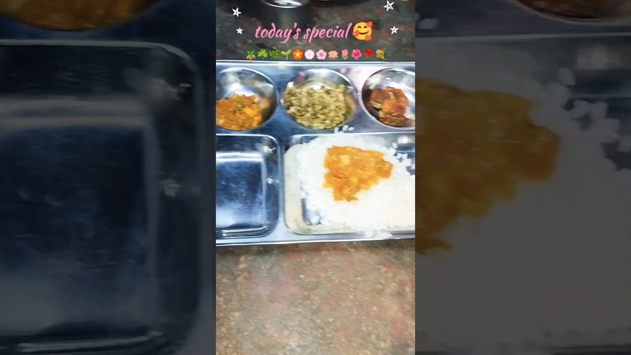 today's lunch menu 🥰 வாங்க சாப்பிடலாம் ❤️,