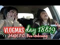 VLOGMAS DAY 18&amp;19: HUGE P.O. Box Unboxing &amp; Updates