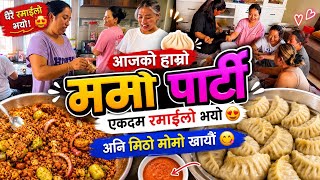 Dherai pachhi Hamro momo party with Guff ❤️girls gang ✌️