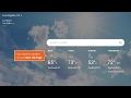 Weather Forecast powered by AccuWeather