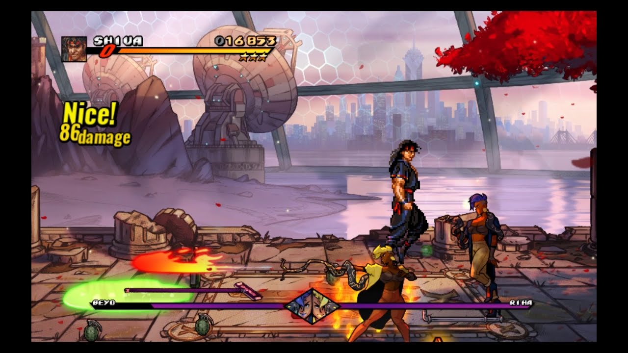 Streets of Rage 4 ( Boss Rush ) Shiva - SOR3 ( S*Rank - No Special & Star Move )