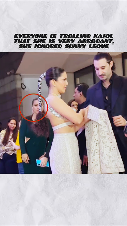 Every one Troll kajol 🥺 #kajol #sunnyleone