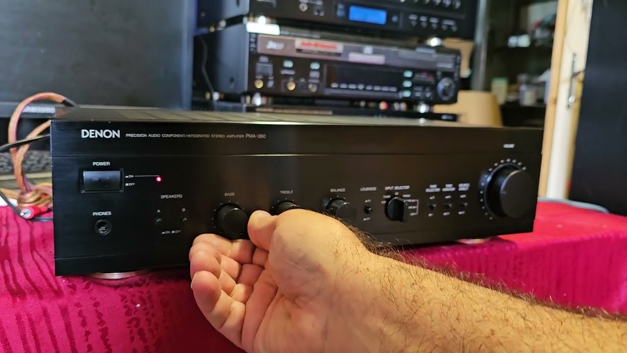 DENON PMA 360 TOROID TRAFÓS KOMOLY ERŐSÍTŐJE! - YouTube