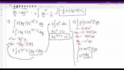 Integration using U-substitution - Integral Calculus | Engr. Yu Jei Abat