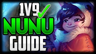 NEW NUNU BUILD TURNS HIM INTO A 1v9 MACHINE | Nunu & Willump Guide Season 13 League of Legends