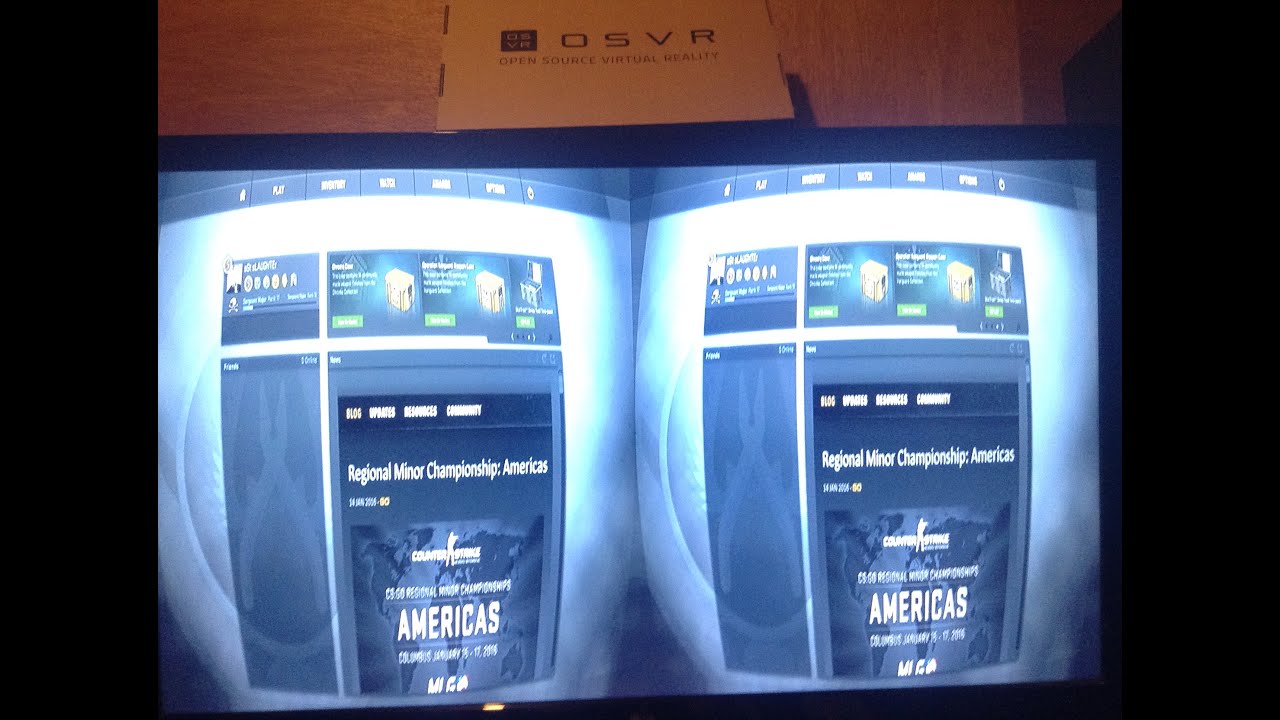 How to use OSVR + Vireio Perception + CSGO