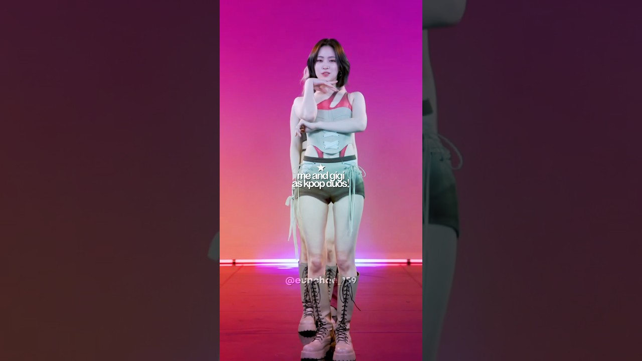 ★ - me and gigi as kpop duos ! [ @kpopfleur ]