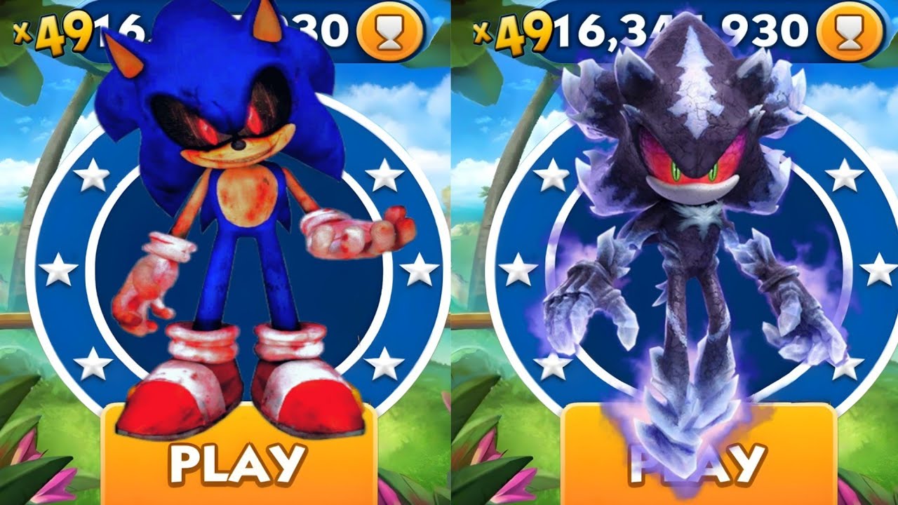 Sonic Dash - Sonic EXE VS Mephiles _ Sonic vs All Bosses Zazz Eggman ...