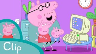 Peppa Pig Episodes - Daddy Pig, computer expert (clip)