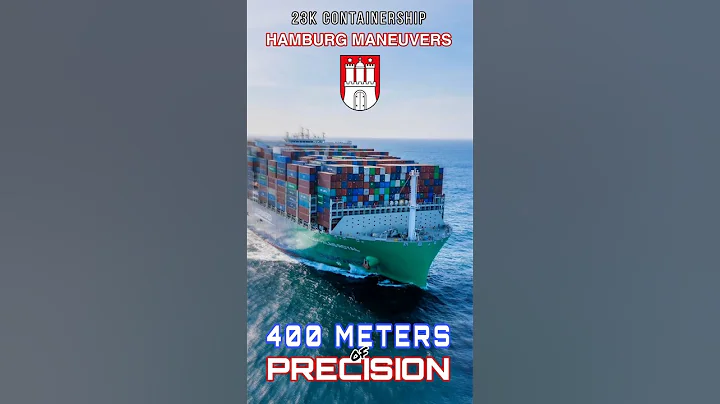 400 Meters of Precision — 23K TEU Container Ship Maneuvering in Port of Hamburg