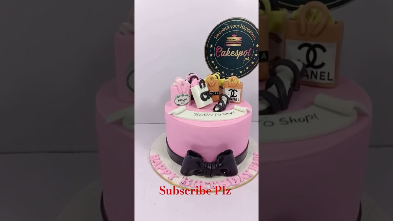 Shopping Girl Cake