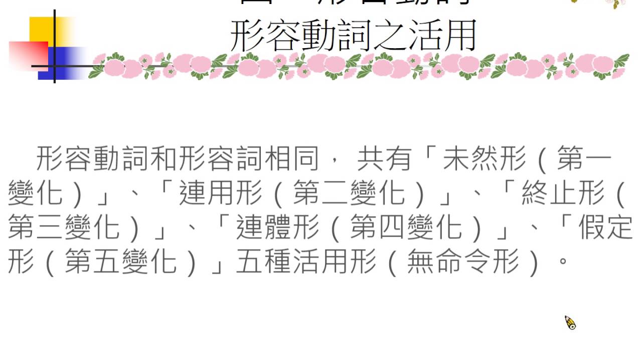 G027日語文法 四形容動詞 一 Youtube