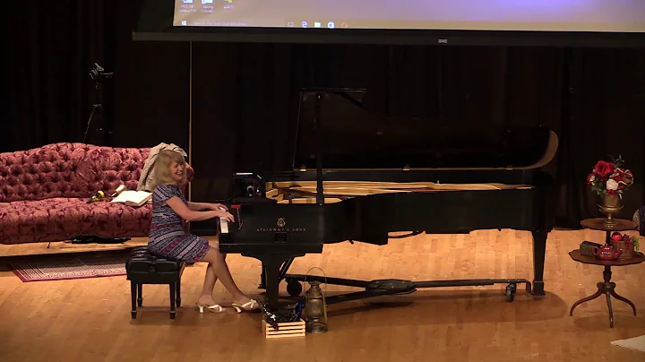Julie McClarey performs a medley during her 2018 w...