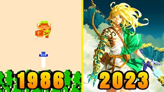 Evolution of The Legend of Zelda Games 1986-2023