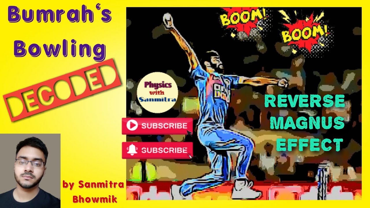 Bumrah's Bowling | Reverse Magnus Effect | Science explained using Bernoulli's Theorem