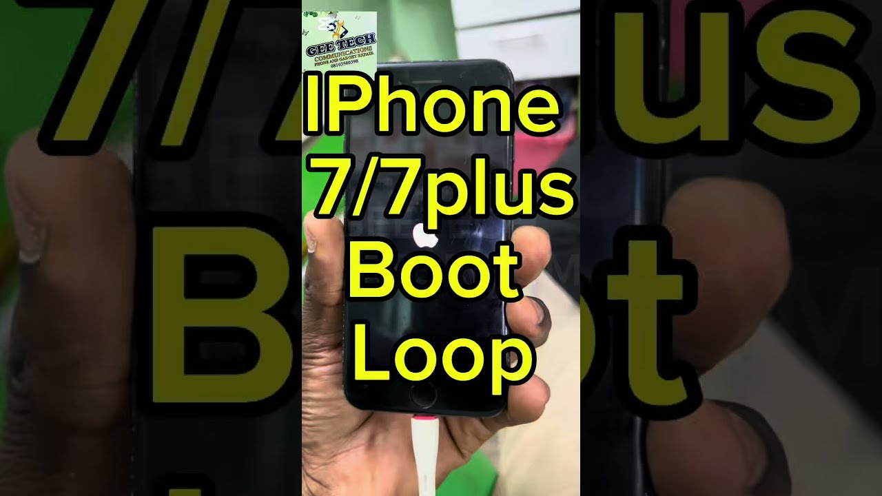 Iphone 7g / 7plus boot loop (showing only Apple logo after sudden fall)