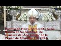 Homilía de Mons. Bernardito Auza de clausura del Año Jubilar de la Virgen de Alharilla, 1-5-2024