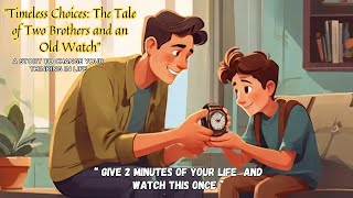 "Timeless Choices: The Tale of Two Brothers and an Old Watch" || A LIFE LESSON STORY