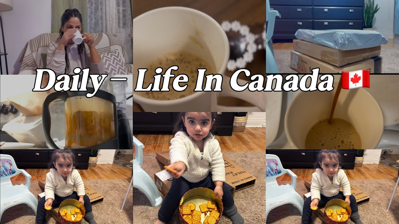 Daily - Life In Canada🇨🇦| Unboxing Order From Temu | Spinach In Dinner | Nayra Diaries | Family Vlog