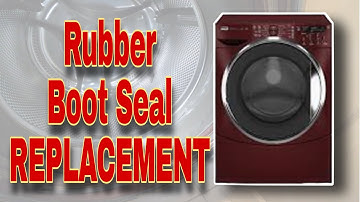 How to Fix Kenmore Washer Broken Rubber Boot Seal | Leaking Water Onto Floor | Model 110.47789701
