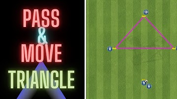 Pass & Move Triangle | Warm Up Drill | Football/Soccer