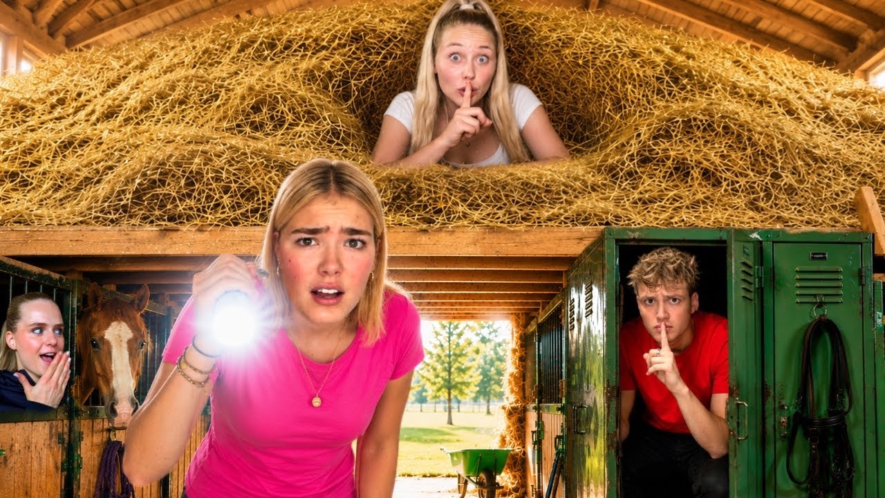 HIDE and SEEK IM STALL mit HELLA , MORITZ, ANJA & FELIX