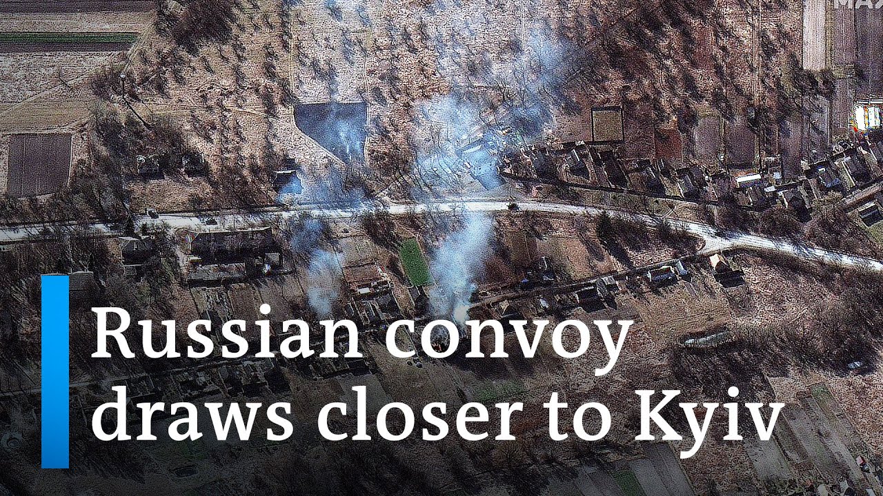Film backdrop image for As huge Russian convoy advances on Kyiv, Ukraine urges the EU to prove their solidarity (2022)