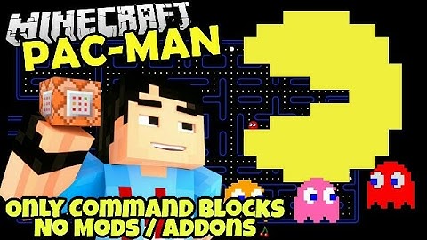 MCPE: Pac-Man Minigame (Command Blocks Creation) - Minecraft PE 1.0.5/1.1.0.0