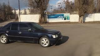 Дрифт на Mercedes W124 объем 3.6л / Палим резину на Мерседесе 124