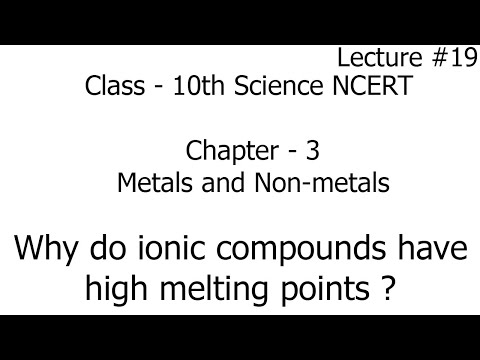 Video why do ionic compounds have high melting points |... - youtube