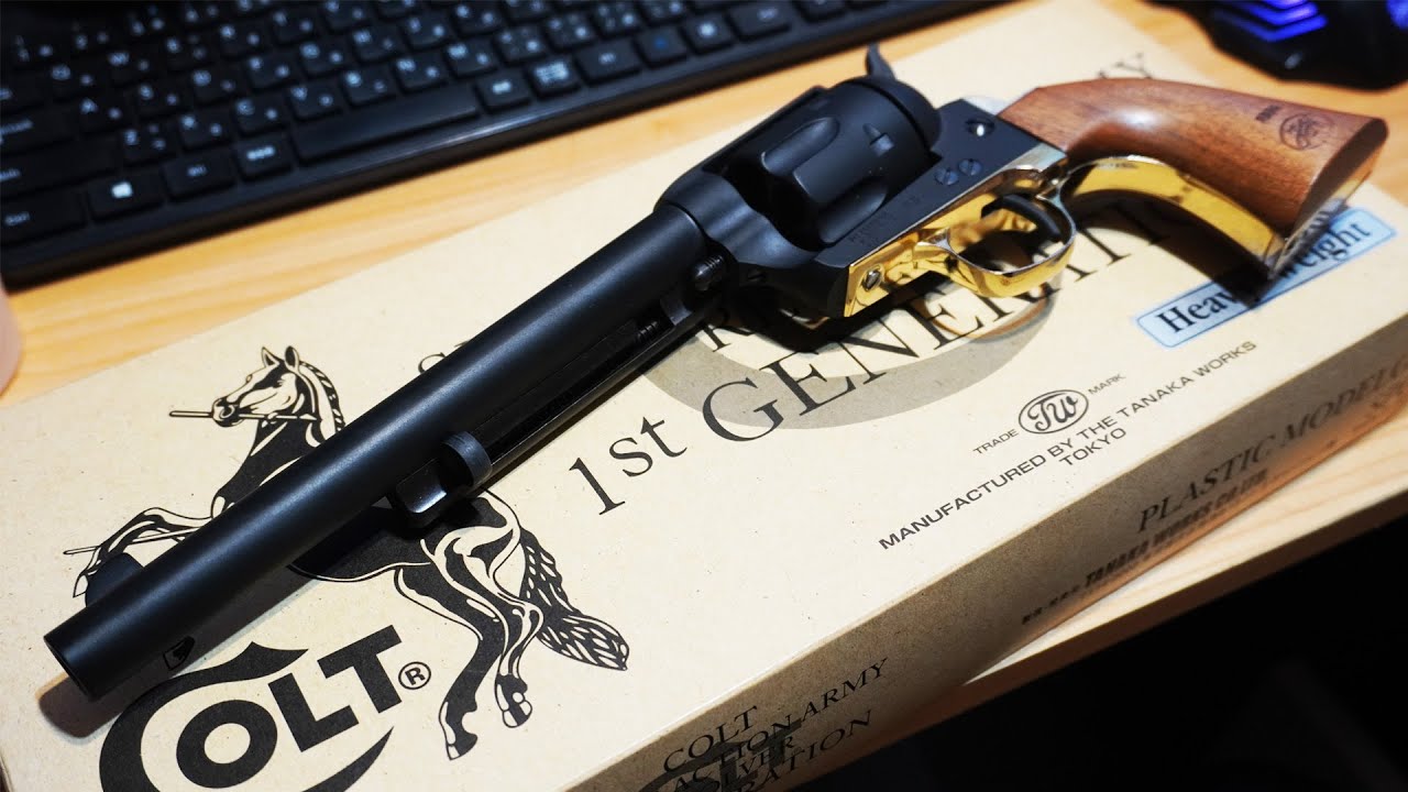 Gorgeous gold grip frame! Tanaka SAA 1st Model 7.5-inch