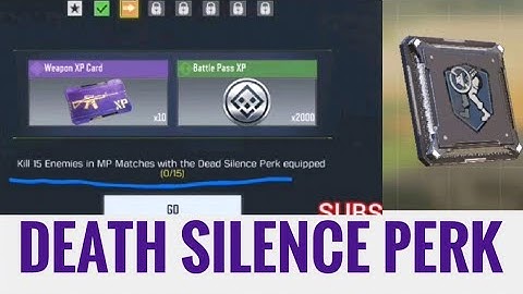 How to Use Death Silence Perk in Call of Duty Mobile|Cod|Game Talker Ram|Call of duty mobile