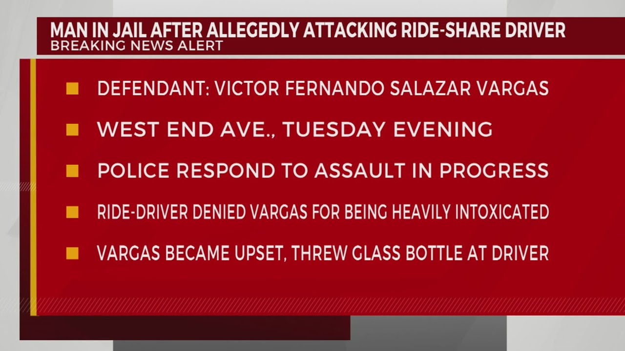 Man charged with attacking ride share driver - YouTube