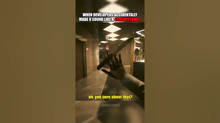When Developers make V sound like cyberpsycho #shorts #cyberpunk