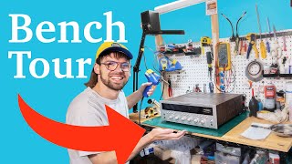 Bench tour! Tools for Vintage Audio Gear Repair
