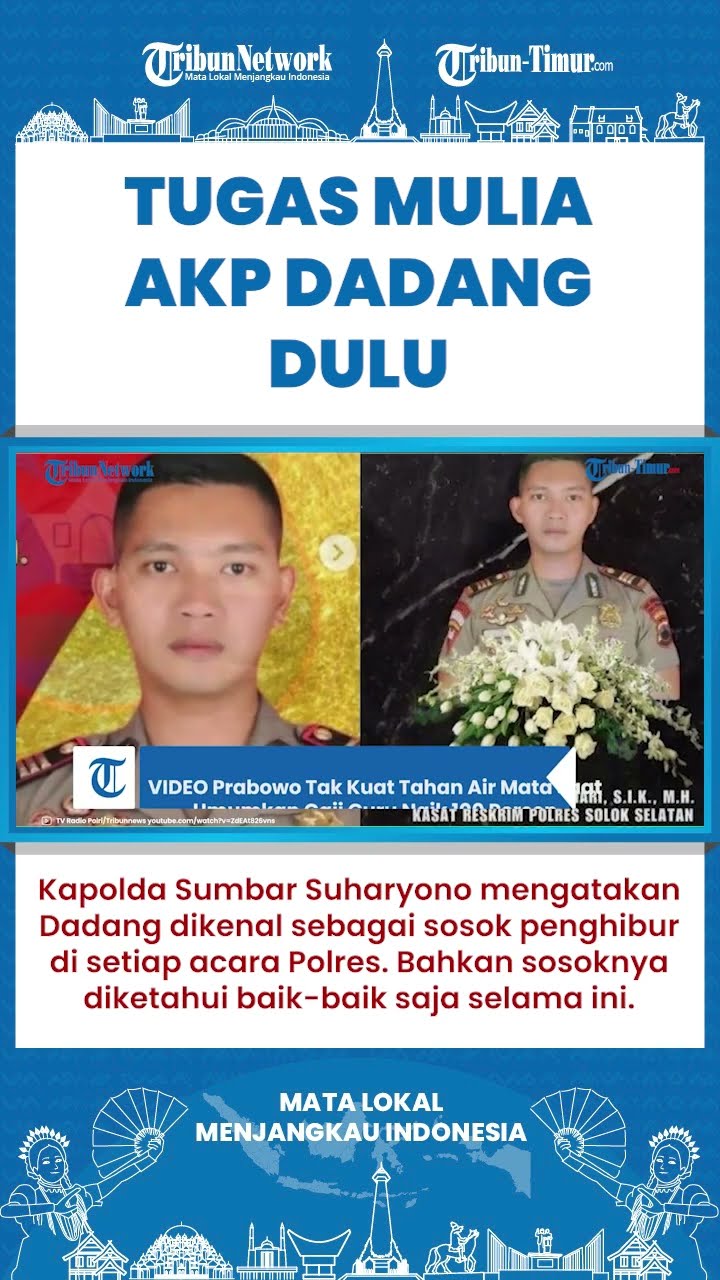 SHORT | Tugas Mulia Dadang Iskandar Dulu Sebelum Tembak Kompol Ulil dan Dipecat