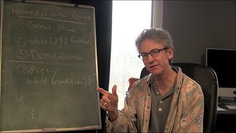 AP Computer Science Video 9 - while loop part 2 with the Higher/Lower Game