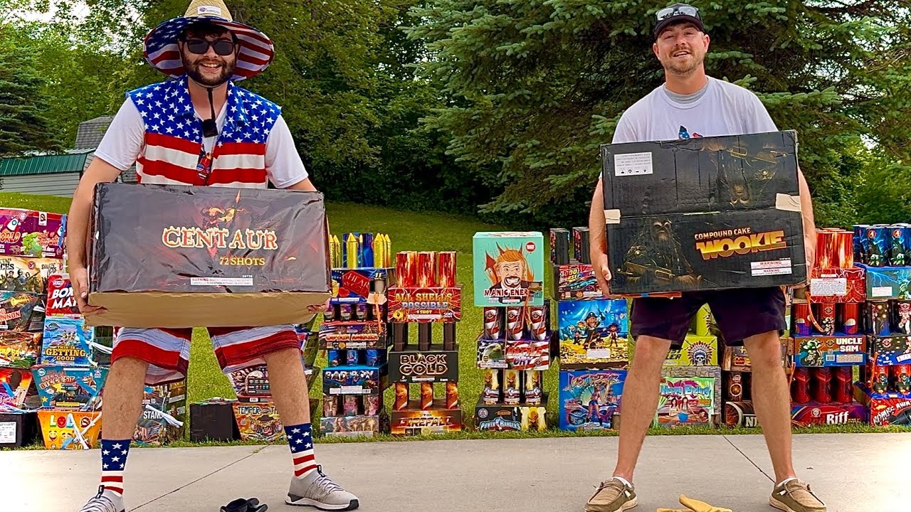 BIGGEST FIREWORK SHOW ON THE LAKE - My 4th of July Display 2025