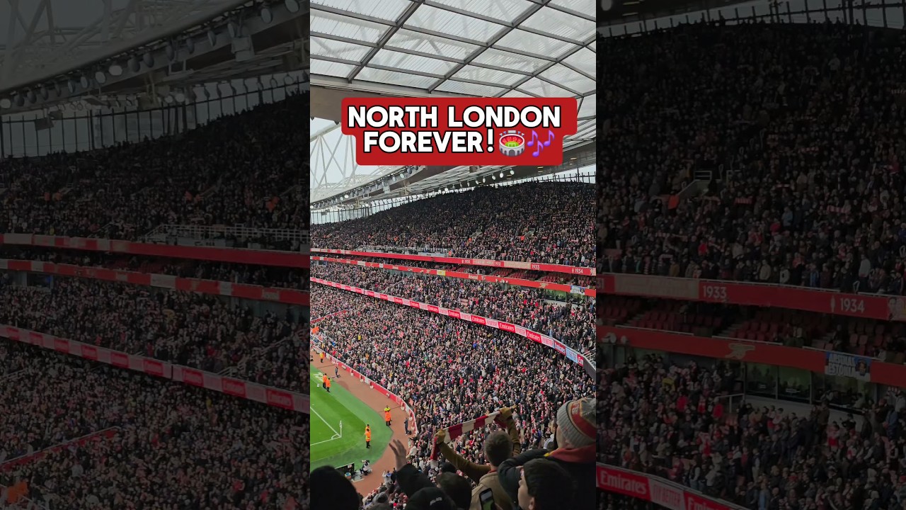 Arsenal Fans Sing North London Forever ahead of Palace game!🎶 