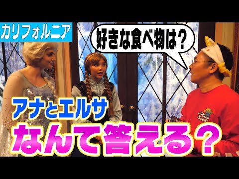 【ディズニー】アナ雪２日本では会えない！アナ＆エルサとグリーティング！アノ質問をぶつけちゃいます！【カリフォルニア・ディズニー編＃２７ 】