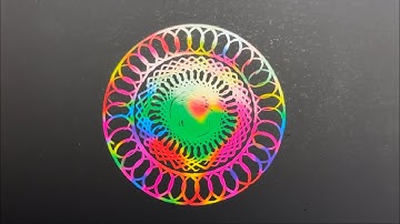 “Endless creativity in every spin, where colors come alive in perfect harmony.”#spirograph #art