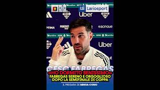 🎤 𝐅𝐀𝐁𝐑𝐄𝐆𝐀𝐒 𝐒𝐏𝐈𝐀𝐙𝐙𝐀 𝐓𝐔𝐓𝐓𝐈: «𝐃𝐎𝐏𝐎 𝐋'𝐈𝐍𝐓𝐄𝐑 𝐇𝐎 𝐃𝐎𝐑𝐌𝐈𝐓𝐎 𝐁𝐄𝐍𝐈𝐒𝐒𝐈𝐌𝐎»