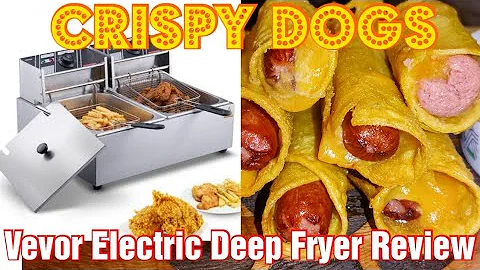 Crispy Dogs - Vevor Electric Deep Fryer Review #allunacyqing #crispydogs #vevor #deepfryer